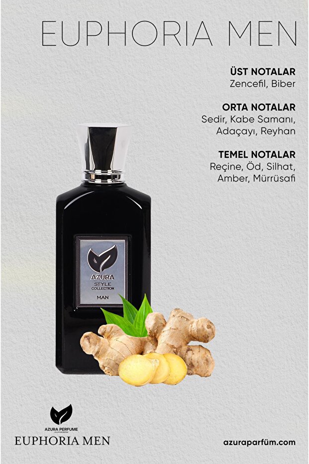 Azura Style Euphoria Men Erkek Parfüm - 60 Ml - E30 - 4