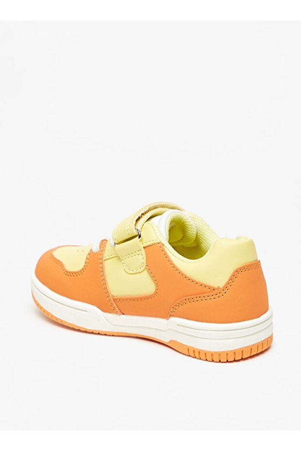 Colourblock Sneakers with Hook and Loop Closure - 2