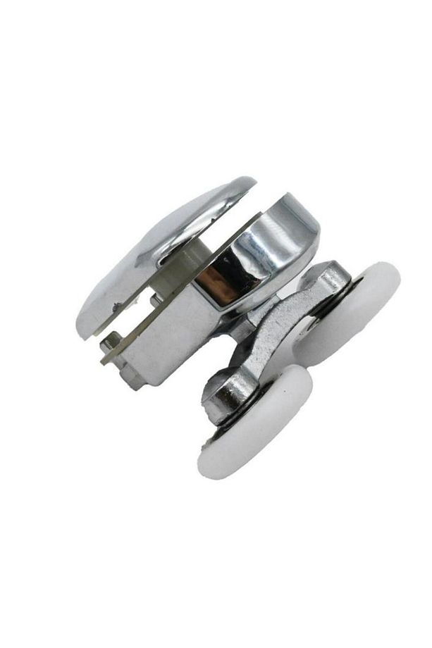 1 Adet Üst Duşakabin Tekerleği Üst Cam Rulman Krom Teker 23 MM - 8