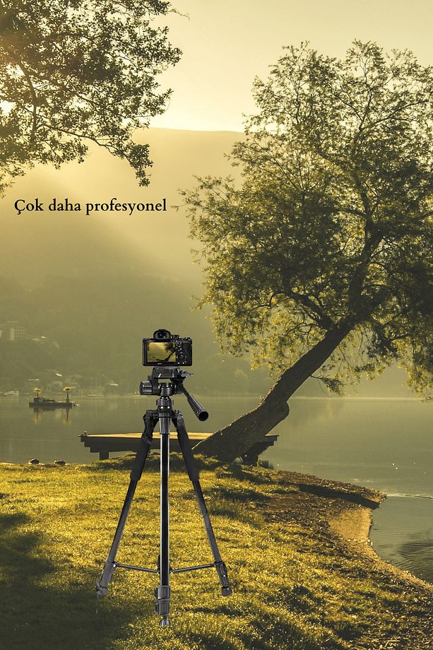 Profesyonel Çok Amaçlı Ayaklıklı Ayarlanabilir Tripod - 5