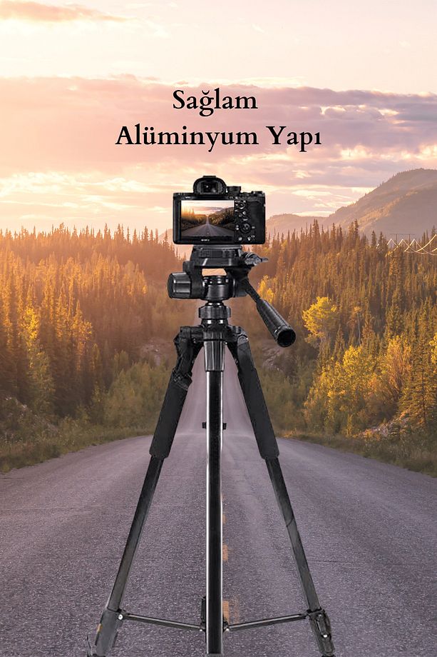 Profesyonel Çok Amaçlı Ayaklıklı Ayarlanabilir Tripod - 3