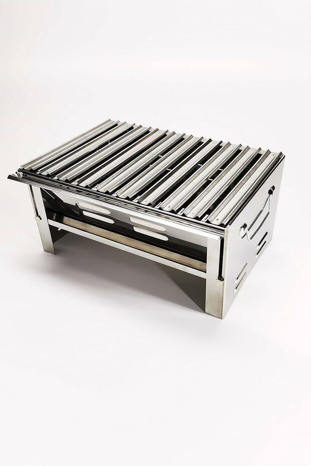 Krom Katlanabilir Mangal - 1
