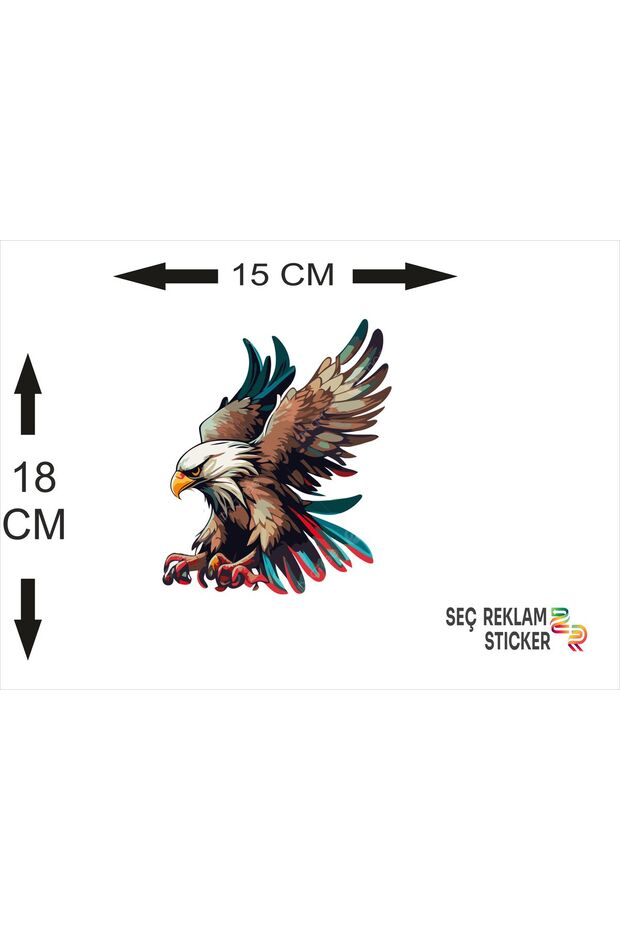 Multi-Purpose Eagle Sticker Label - 3