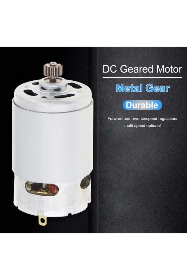 şarjlı Matkap motoru RS550 DC Motor 12V mikro Motor Akülü Matkap motoru 12 diş çarklı - 5