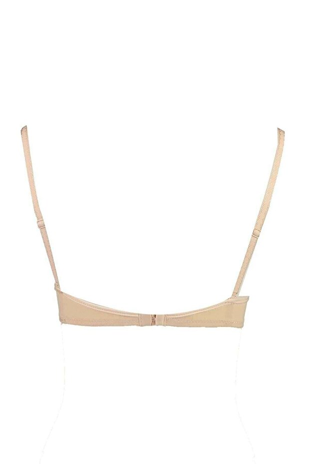 Kadın Beyaz Dolgusuz Basic Sütyen 2000 Ten - 2