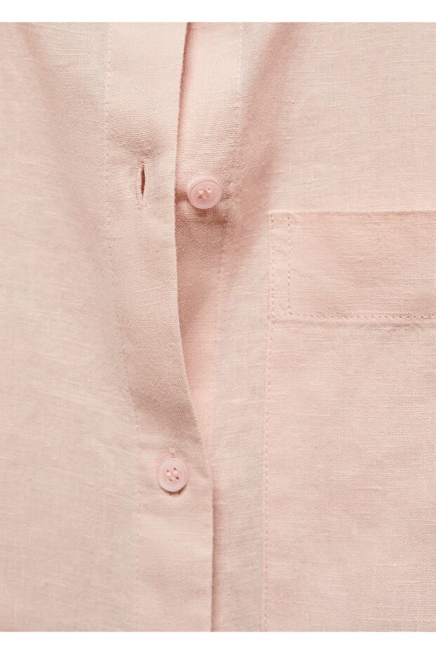 %100 keten gömlek - 6