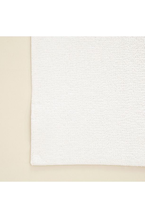 Bamboo Solid Banyo Paspası 40x60 Cm Beyaz - 4