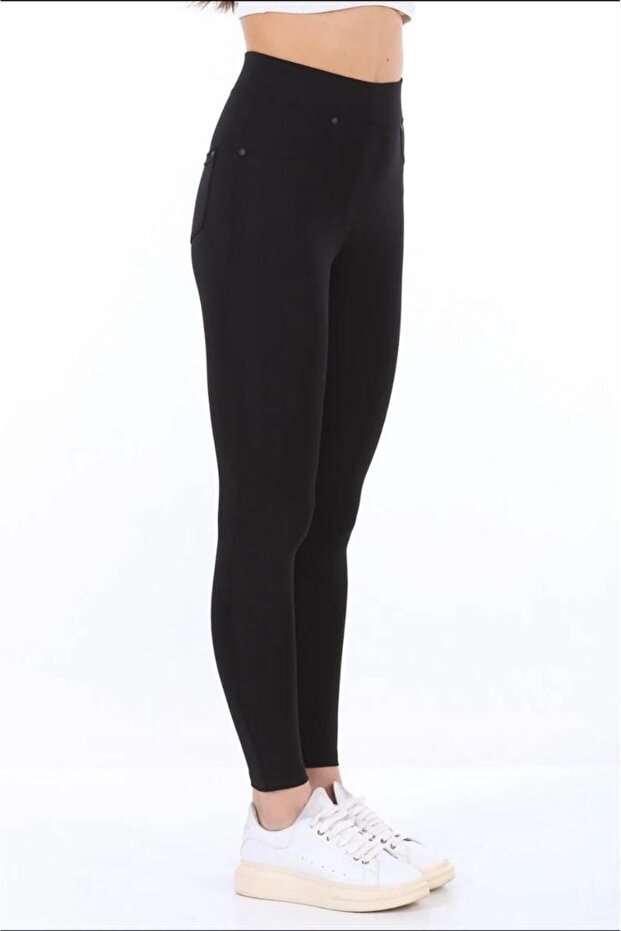 KADIN ÇELİK ÖRME PANTOLON TAYT - 6