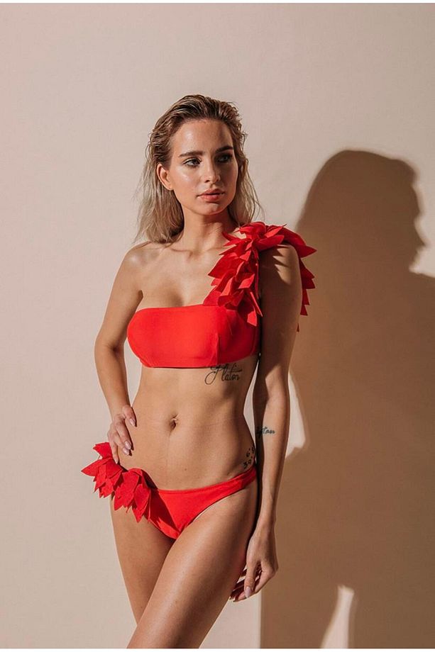 Tek Omuz Camellia Bikini - 1