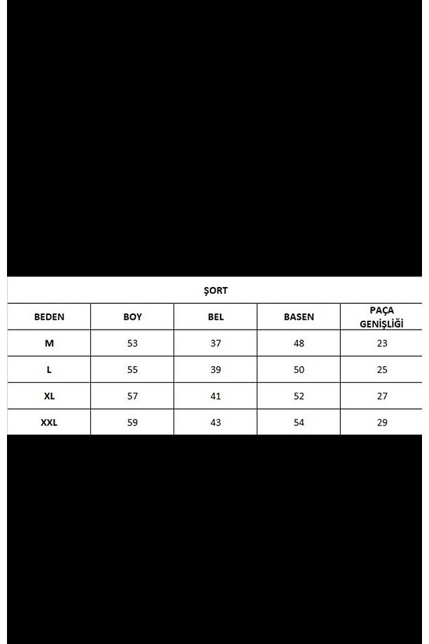 Ekose İnce Tek Alt Rahat Penye Şort %100 Pamuk - 2