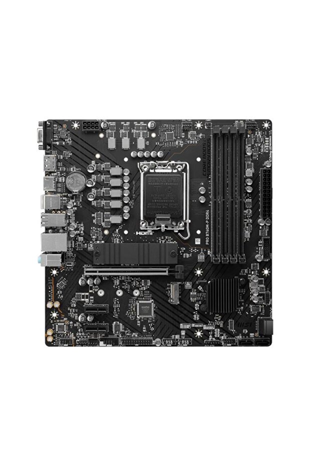 PRO B760M-P DDR4 5333MHZ 1XHDMI 1XDP 2XM.2 USB 3.2 ATX 1700P (13. VE 12.NESİL İŞLEMCİ UYUMLU) - 2