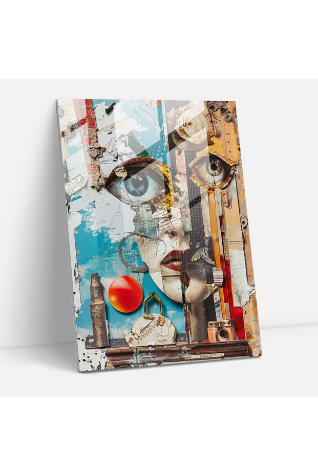 Dadaism Glass Print Wall Decoration - Dadaism, Glass Art, Modern Art, Dadaism