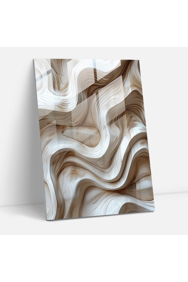 Mannerism Wall Decoration - Flowing Lines - Mannerism, Glass Print, Glass Art, Mannerism