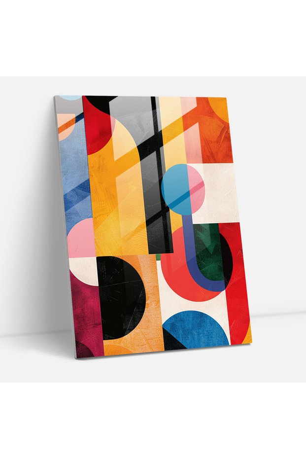 Abstract Dadaism Glass Wall Art - Dadaism, Dadaism Art Style, Glass Wall Art, Glass Art