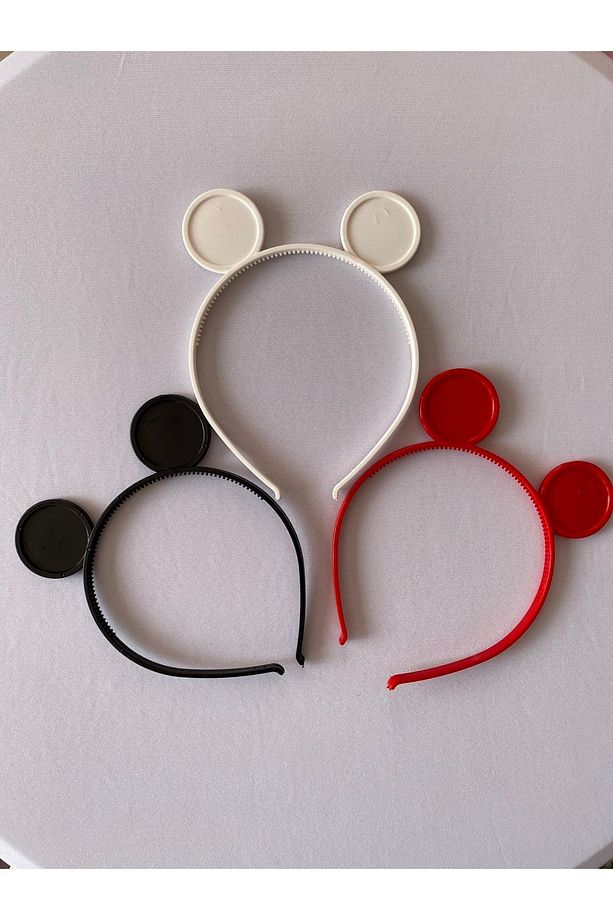 Çocuk 3 Adet Mickey Mouse Taç - 2