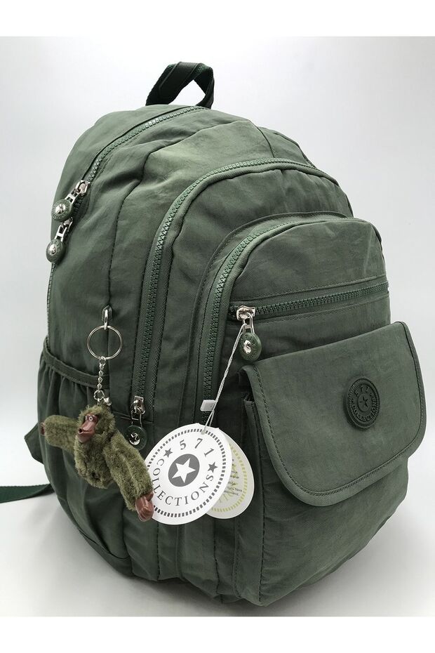 Green Ultra Light Multi-Pocket Waterproof Backpack (Laptop, Notebook, School, Sports, Travel)