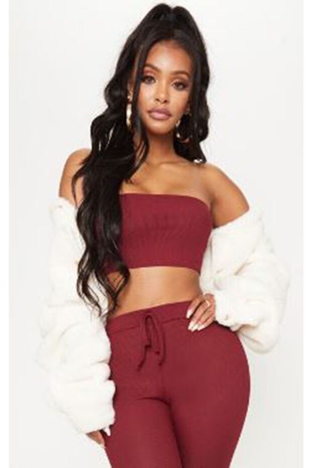 Στράπλες μπλούζα σωλήνα - 1