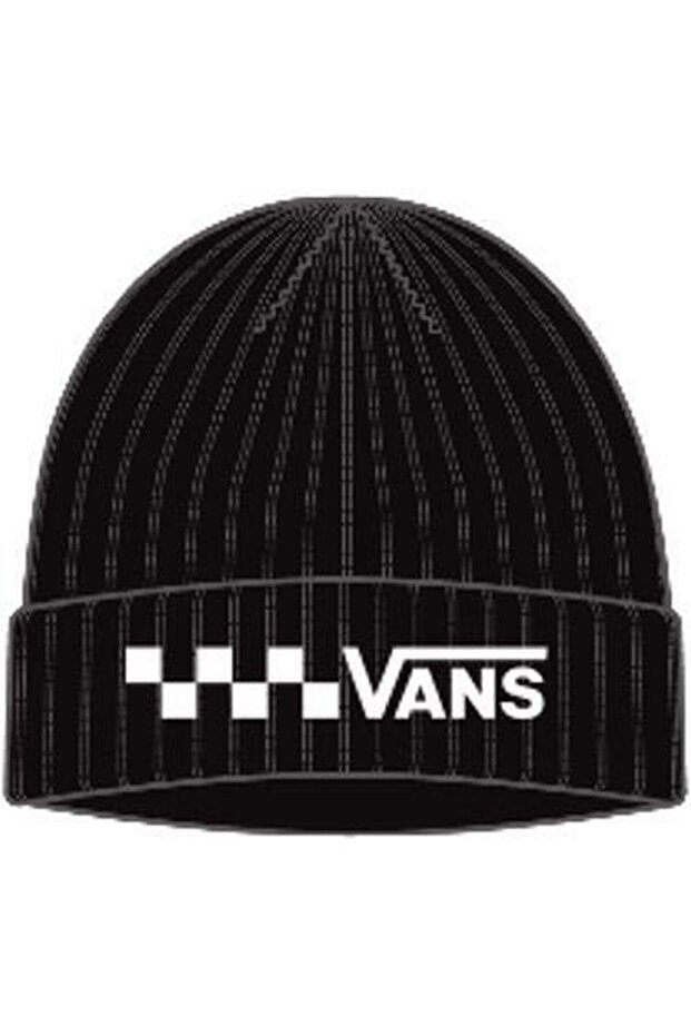 Trecker Beanie-B Erkek Şapka VN0A7UDDBLK1 Siyah-OS - 2