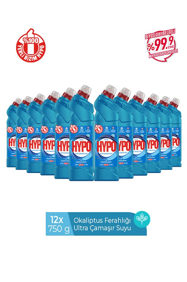 ULTRA ÇAMAŞIR SUYU OKALİPTUS 750 GR x 12 ADET - 1