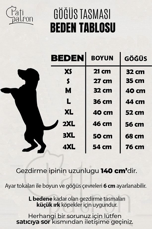 Kaçış Önleyici Köpek Göğüs Tasma Seti Küçük Irk Ve Büyük Irk Köpek Gezdirme Tasması - 5