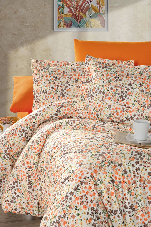 Soft %100 cotton poplin ranforce bed set 100% pamuk tek nevresim takımı - 2
