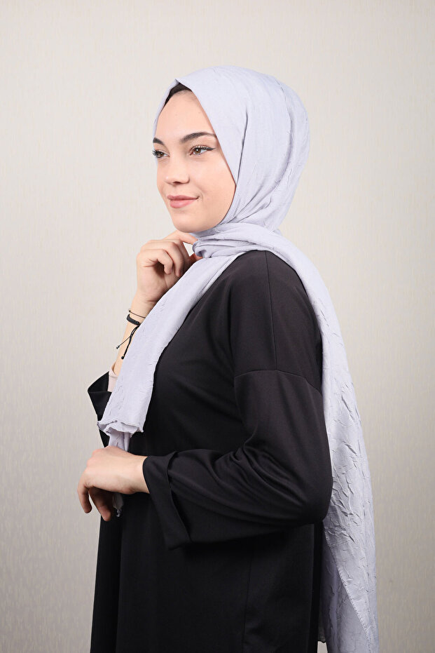 شال من الخيزران - لون سادة - 2