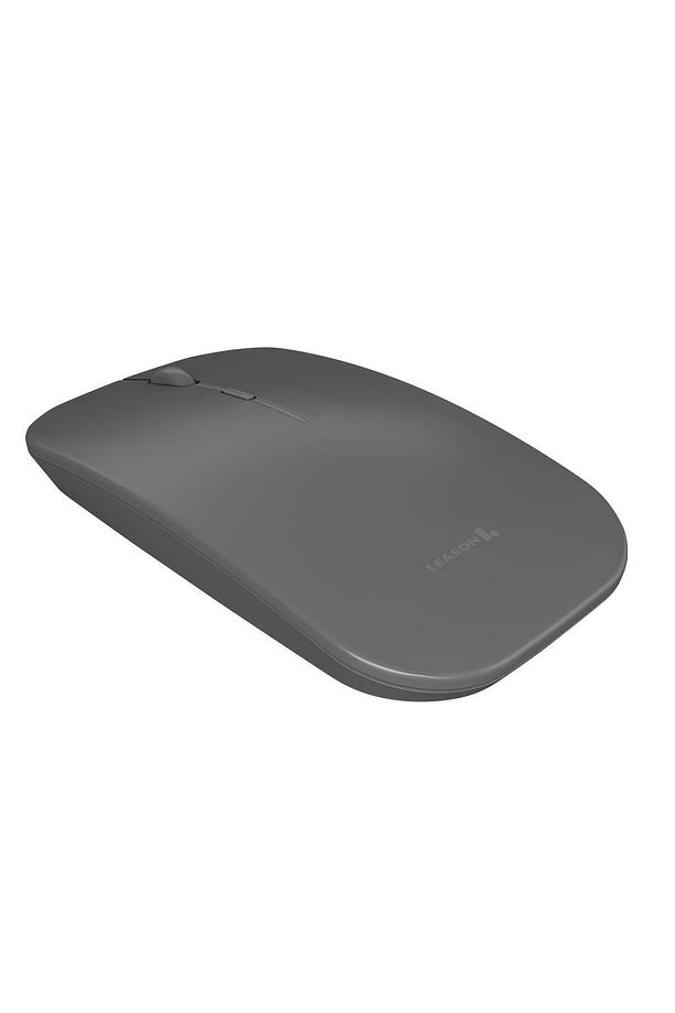 Le101 Hibrit Bluetooth & Wireless Şarj Edilebilir Kablosuz Mouse - Koyu Gri - 3