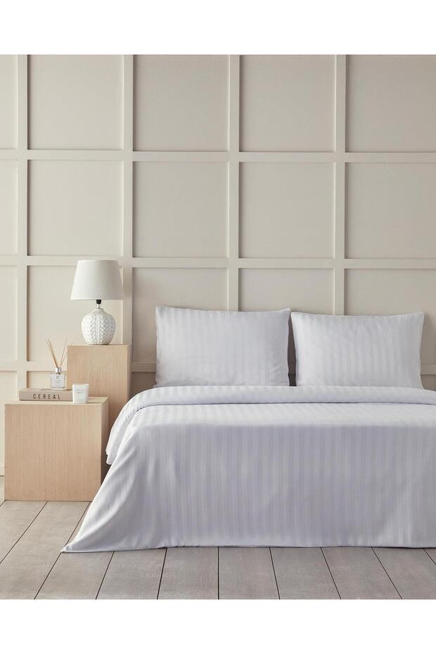 Classy Twill Single Duvet Cover Set 160X220 cm White