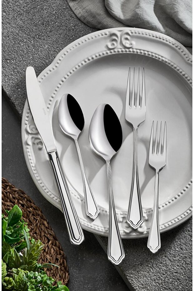 Topkapı 84 Piece Fork Spoon Knife Set 18/10