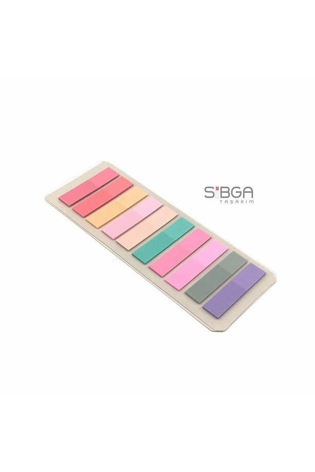Şeffaf Renkli Postit Post-it Post It. Kitap Ayracı Ayraç Postit Sticker Not Kağıdı 200 Yaprak - 5