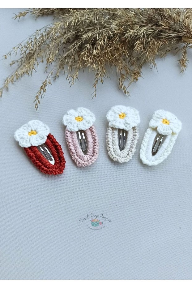 Pastel Colors Autumn Series Snap Niche Hair Accessory Hairpin (Set of 4)