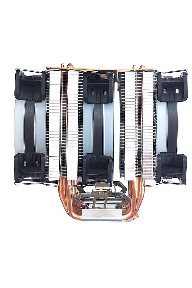 Cold Frost 603 Kule Tipi 3 Fanlı Rainbow Gaming Işlemci Fanı 6 Bakır Kanallı Cpu Fan Soğutma Sistemi - 3