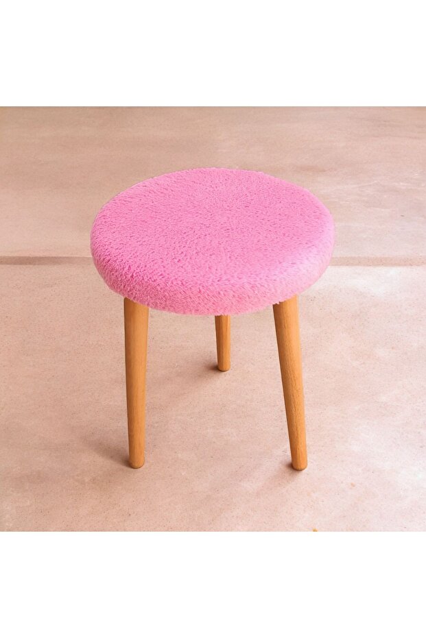 Yuvarlak puf berjer ayakkabılık kedi yatağı Çay seti elbise makyaj masası sandalye çocuk pufu i - 2