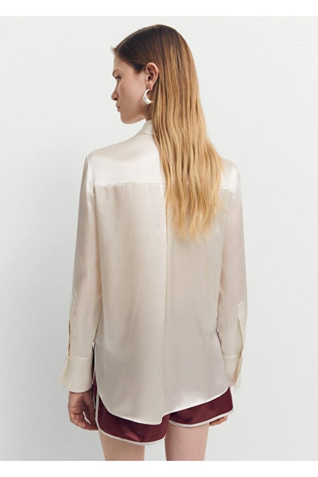 %100 ipek gömlek - 4