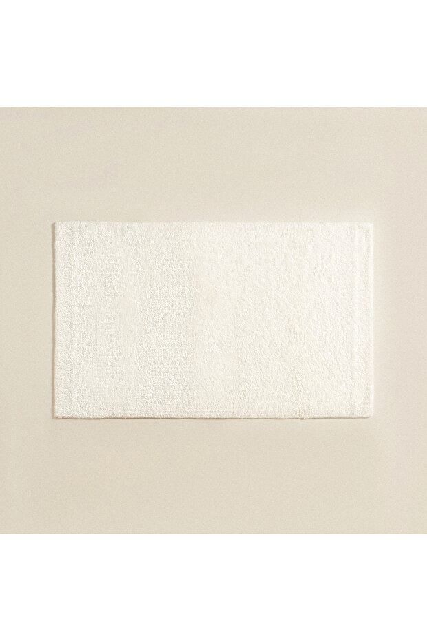Bamboo Solid Banyo Paspası 40x60 Cm Ekru - 6