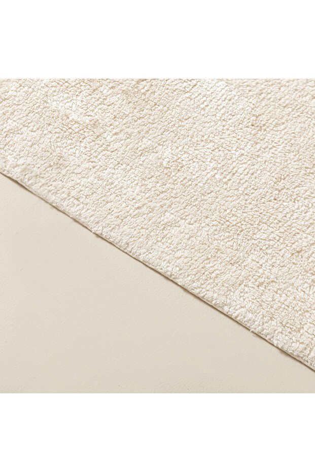Bamboo Solid Banyo Paspası 40x60 Cm Ekru - 4