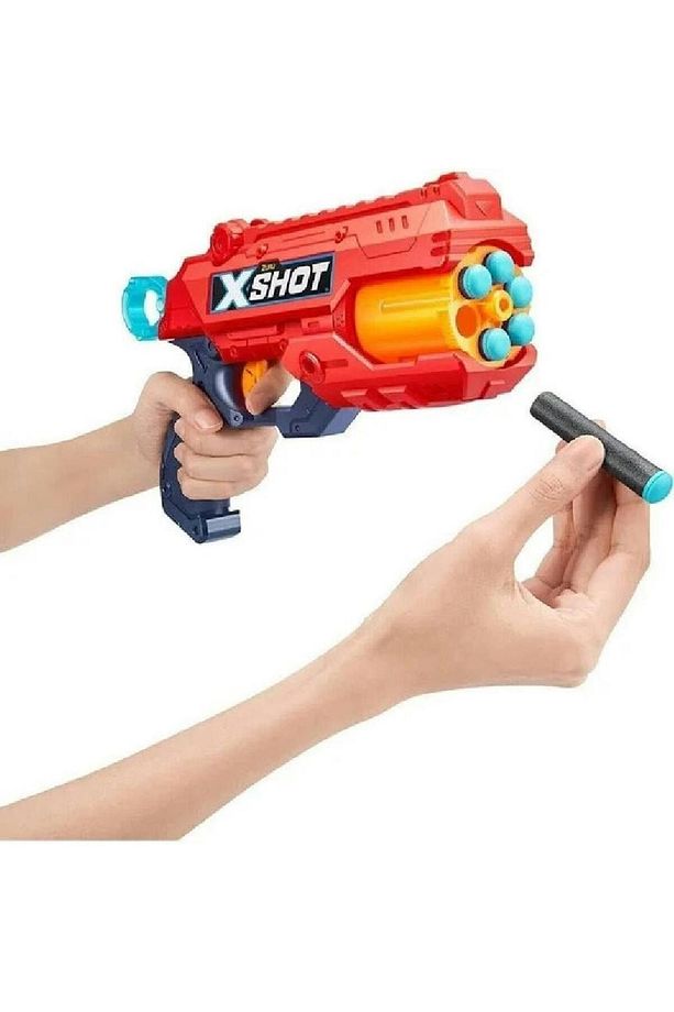 X-Shot Reflex 6 Revolver With 12 Darts - 4
