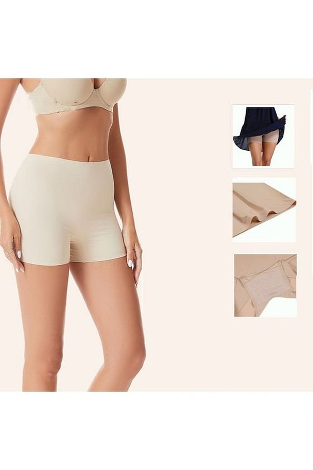 Polfa Model Lazer Kesim Iz Yapmaz Görünmez Tekli Paket Ten Rengi Boxer - 2
