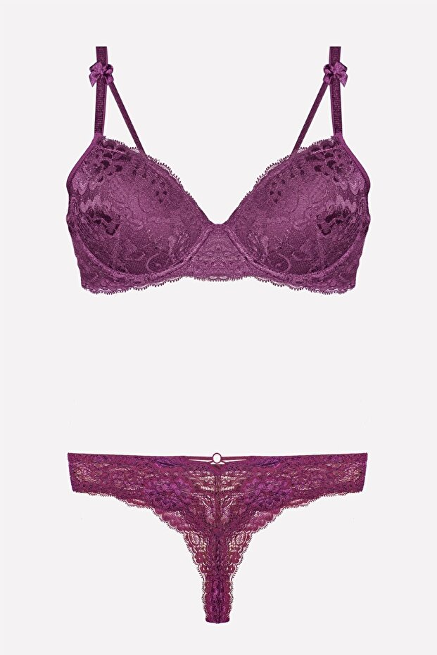 Supported String Bra Set