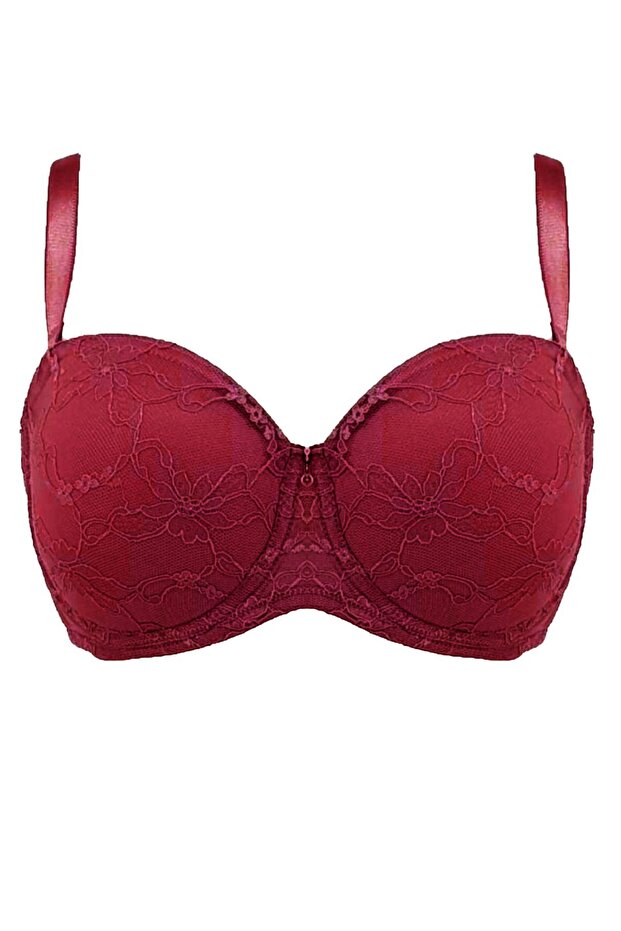 Women's Lejardin Gathering Bra with Lace Covering Lejardın9350