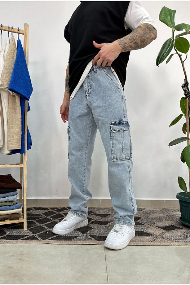 Baggy kargo pantolon - 1