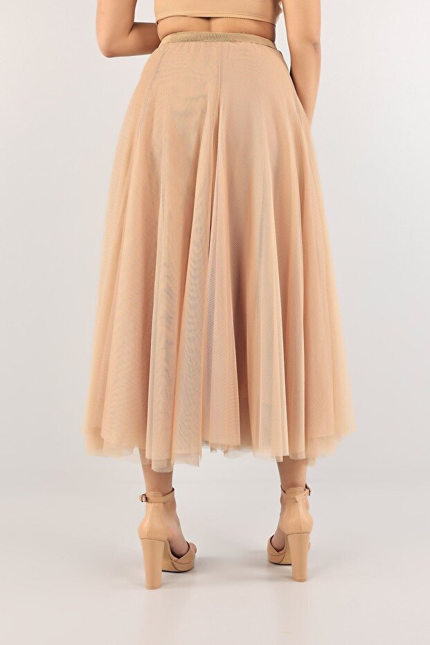 Pudra Kat Kat Tül Etek - 4