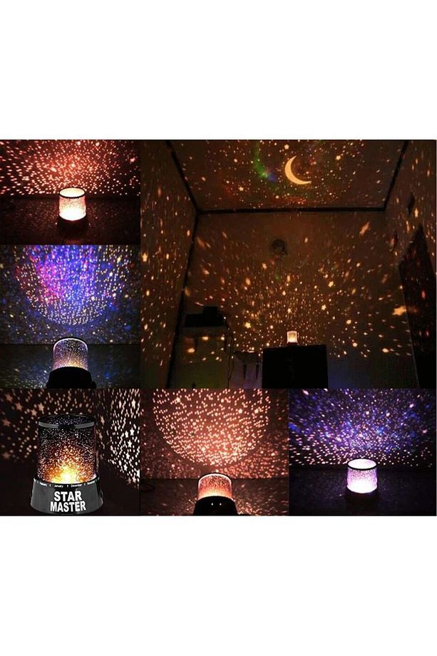 Star Gece Lambası Projeksiyonlu Lamba Çocuk Uyku Lambası Gece Uyku Işığı - 2