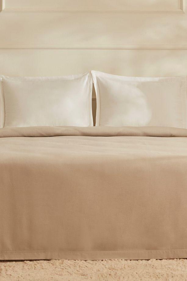 White Colletion Vian Çİft Kişilik Bambu Pike Taş - 1