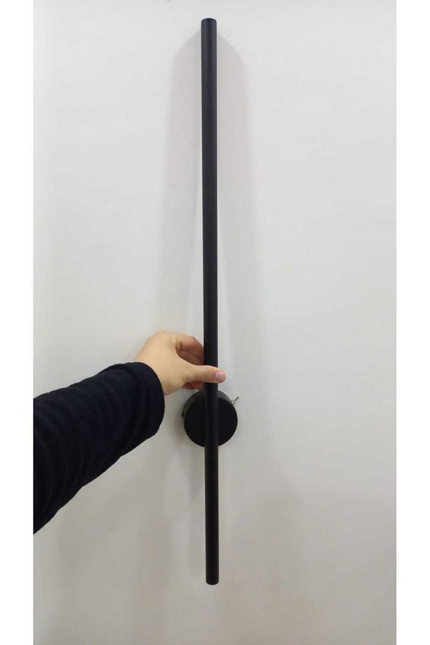 75 CM SİYAH KASA SARI IŞIK ELEKTRİKLİ ANAHTARLI ÇUBUK-STİCK-TABLO-KORİDOR-YATAK BAŞI APLİK - 1  ADET - 1