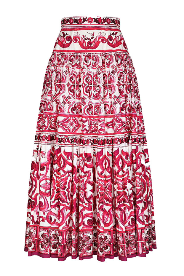 Imported Patterned Women's Summer Skirt