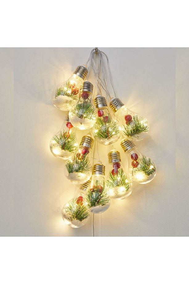 G50 String Lights Dekoratif Ampul Serisi 2 Metre 10 Adet - 3