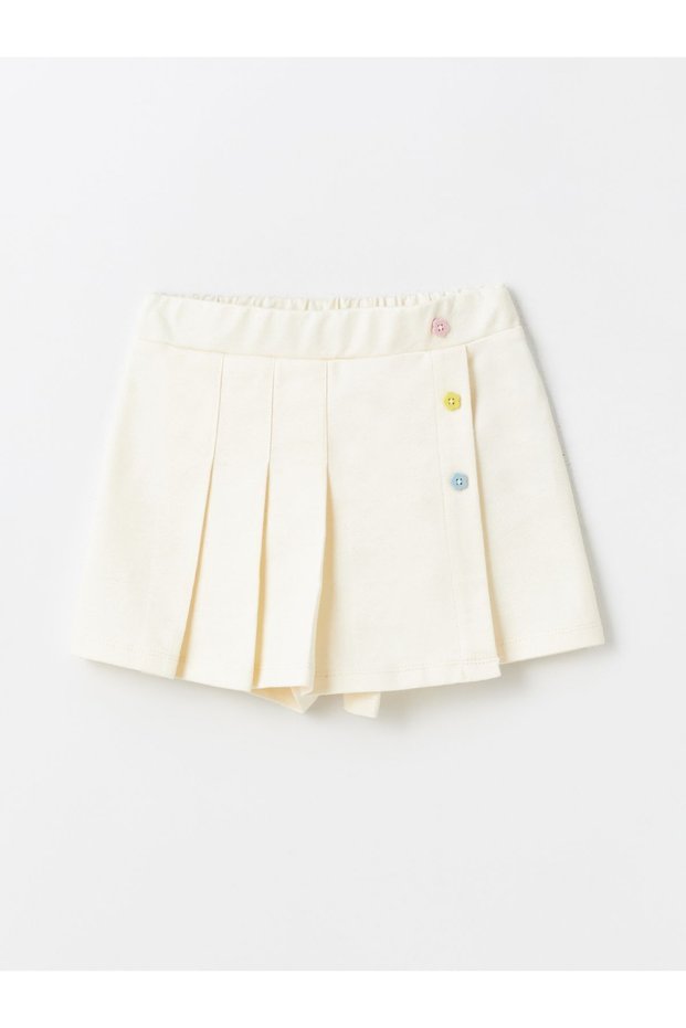 Elastic Waist Shorts Skirt for Baby Girl