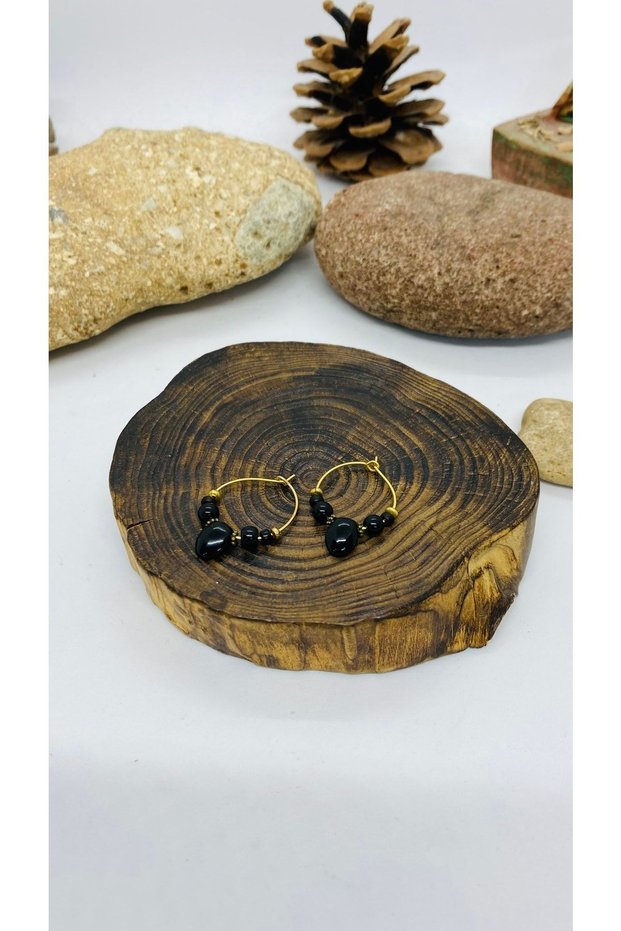 Handmade Ethnic Authentic Hippie Bohemian Czech Glass Nail Earrings