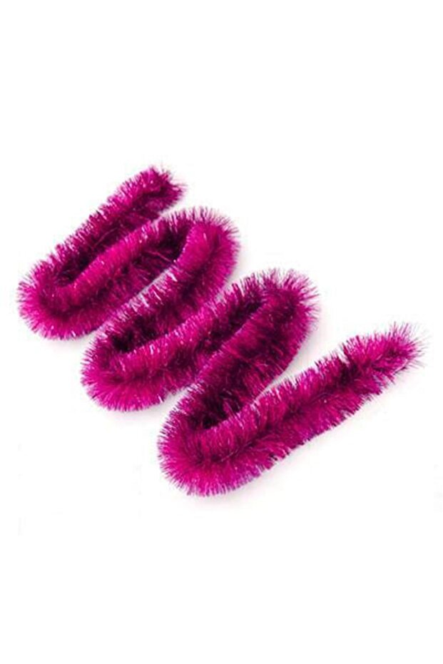 Fuchsia New Year Garland Birthday Simi Pine Tree Ornament 200 cm